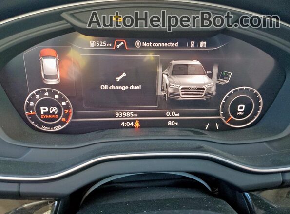 WA1CNAFY5K2086070 2019 AUDI Q5 Black 