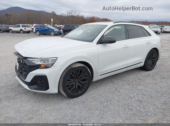 WA1CWBF19SD015691 2025 AUDI SQ8 White წინა მარცხენა ხედი სამი მეოთხედიდან