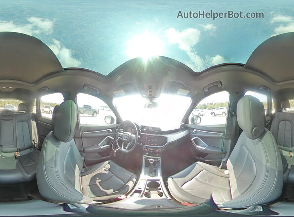 WA1DECF31L1018425 2020 AUDI Q3 Gray სალონის 360-გრადუსიანი ხედი