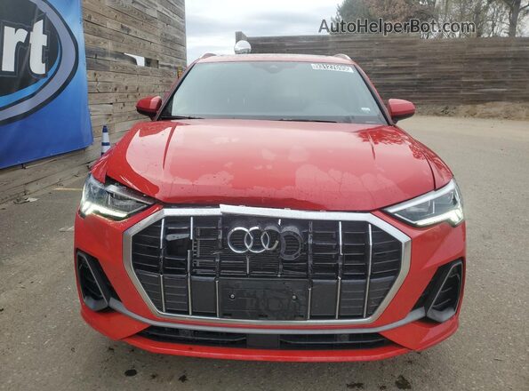 WA1DECF34R1054392 2024 AUDI Q3 Красный Вид спереди