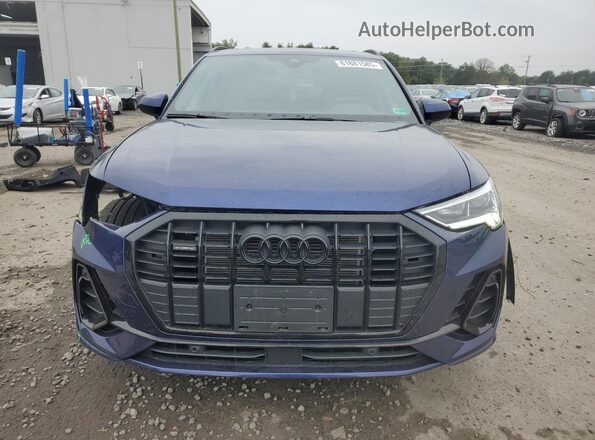 WA1DECF34R1182504 2024 AUDI Q3 Blue Front view