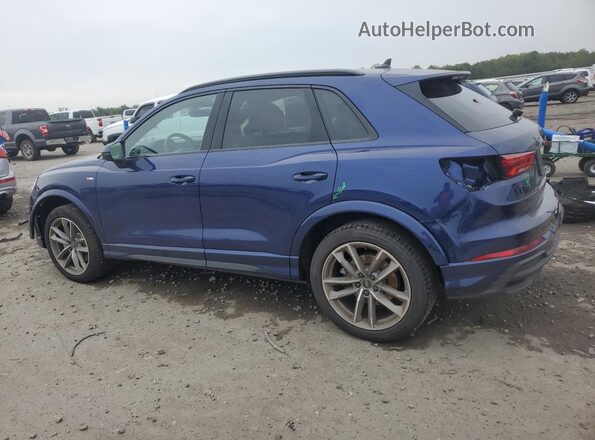 WA1DECF34R1182504 2024 AUDI Q3 Blue Rear left