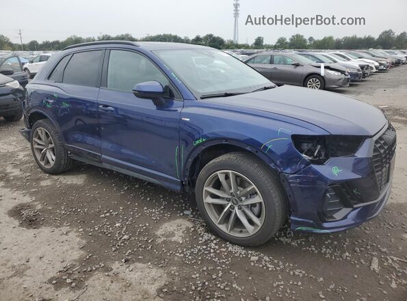 WA1DECF34R1182504 2024 AUDI Q3 Blue Front right