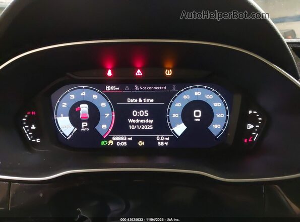 WA1DECF36M1038381 2021 AUDI Q3 Black Հետևի նստատեղերի տեսք