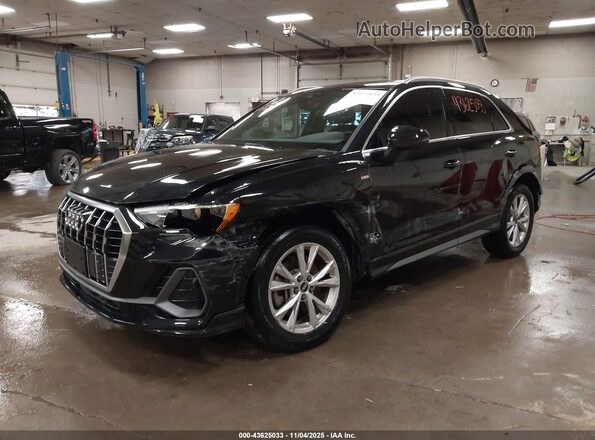 WA1DECF36M1038381 2021 AUDI Q3 Black Դիմացի տեսք