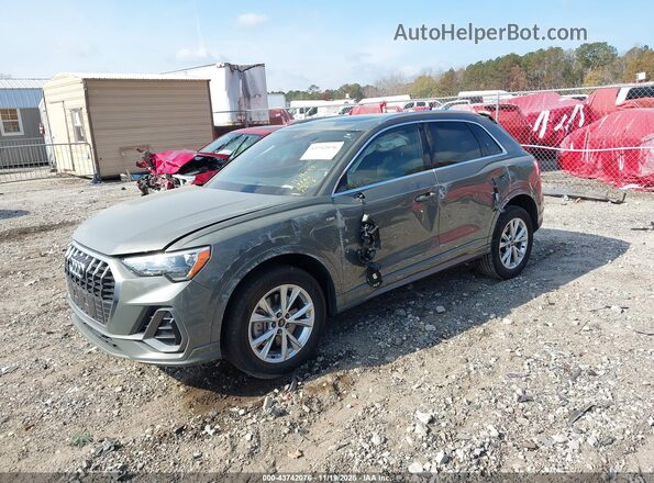 WA1DECF37M1034260 2021 AUDI Q3 Серый Передняя левая четверть
