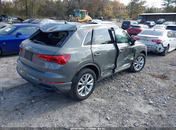 WA1DECF37M1034260 2021 AUDI Q3 Серый Задняя правая четверть