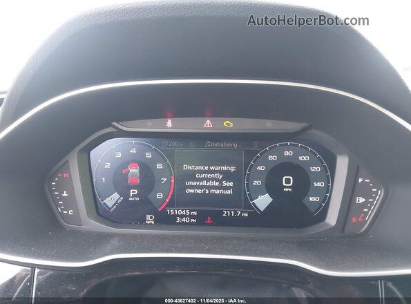 WA1DECF37M1140868 2021 AUDI Q3 Black Vista de los asientos traseros
