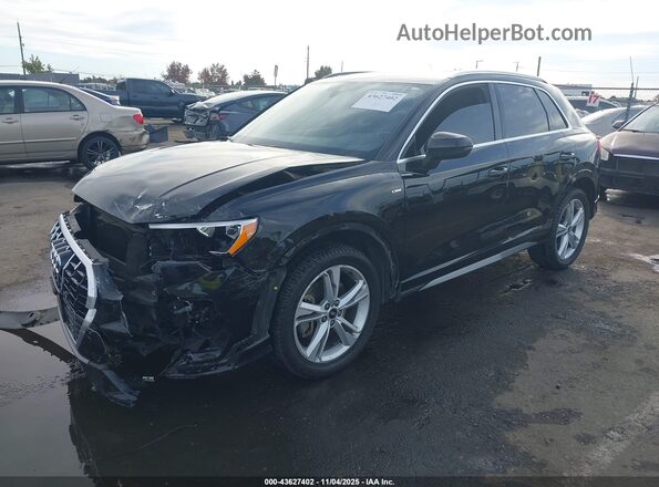 WA1DECF37M1140868 2021 AUDI Q3 Black Vista tres cuartos delantera izquierda