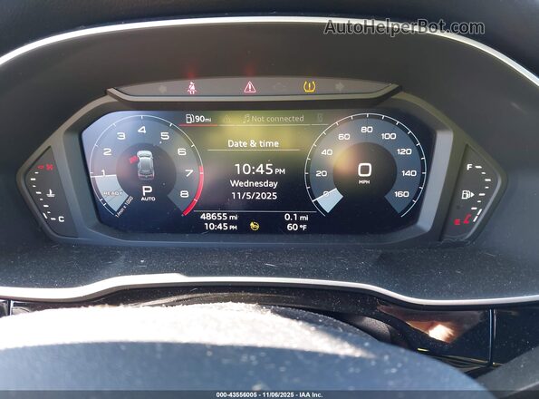 WA1DECF3XM1142050 2021 AUDI Q3 Black Widok tylnych siedzeń