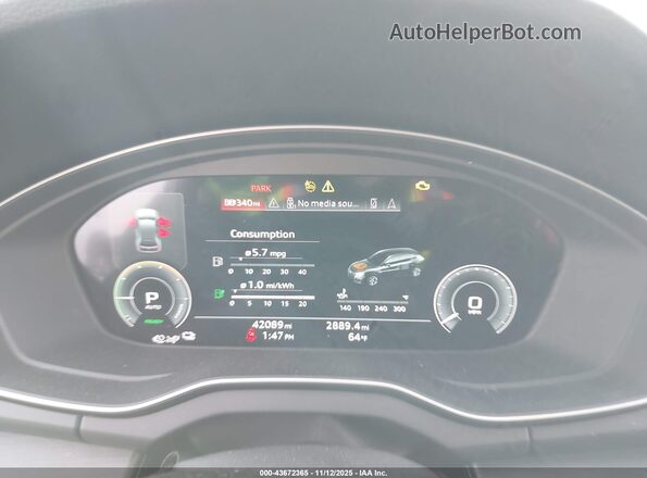 WA1E2AFY2M2041155 2021 AUDI Q5 Black Vista de los asientos traseros