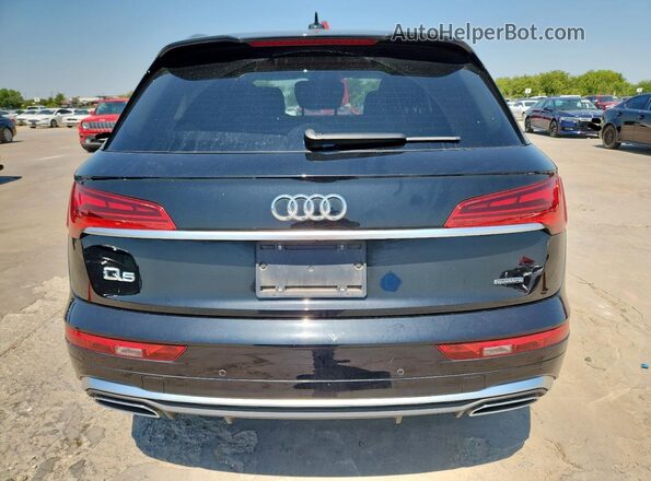 WA1EAAFY1N2045069 2022 AUDI Q5 Black Widok z tyłu