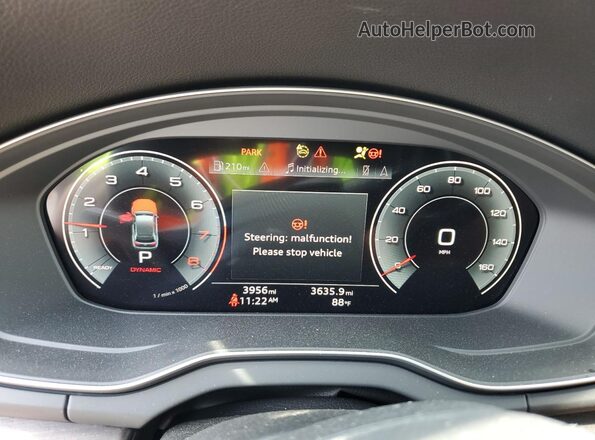 WA1EAAFY8S2013523 2025 AUDI Q5 Black Սարքավորումների վահանակի տեսք