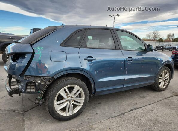 WA1ECCFS9JR014669 2018 AUDI Q3 Синий Задняя правая четверть