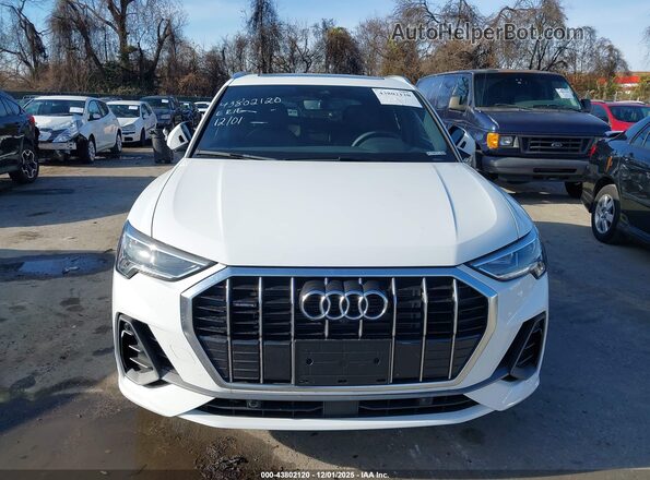WA1EECF30S1100214 2025 AUDI Q3 White Instrument cluster view