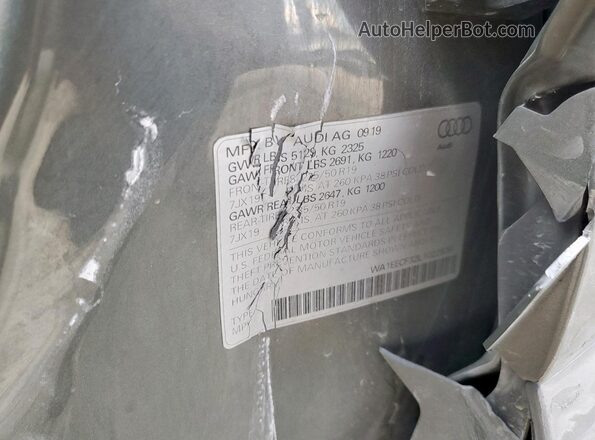 WA1EECF32L1022536 2020 AUDI Q3 Серый Вид подкапотного пространства