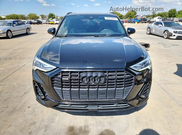 WA1EECF33P1042624 2023 AUDI Q3 Black Դիմացի տեսք