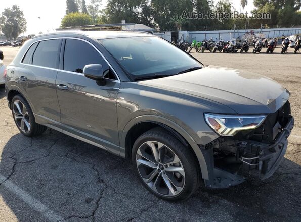 WA1EECF36L1022460 2020 AUDI Q3 Gray წინა მარჯვენა