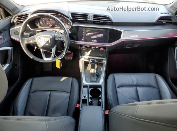 WA1EECF36L1022460 2020 AUDI Q3 Gray წინა პანელის ხედი