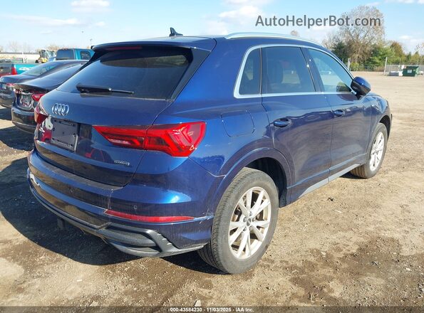 WA1EECF38N1091315 2022 AUDI Q3 Blue Հետևի աջ