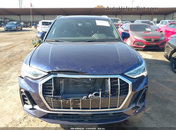 WA1EECF38N1091315 2022 AUDI Q3 Blue Սարքավորումների վահանակի տեսք