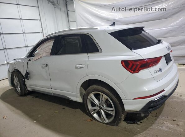 WA1EECF39N1136374 2022 AUDI Q3 Белый Задняя левая четверть