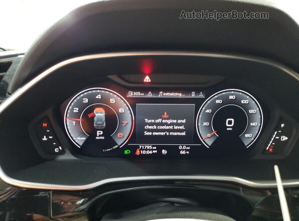 WA1EECF3XL1003412 2020 AUDI Q3 Оранжевый Вид щитка приборов