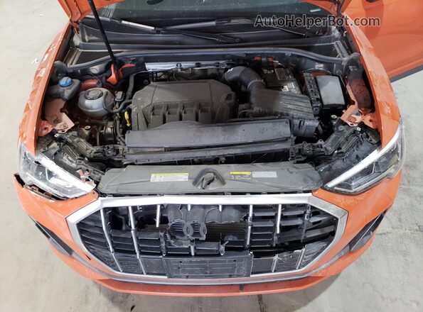 WA1EECF3XL1003412 2020 AUDI Q3 Оранжевый Вид подкапотного пространства