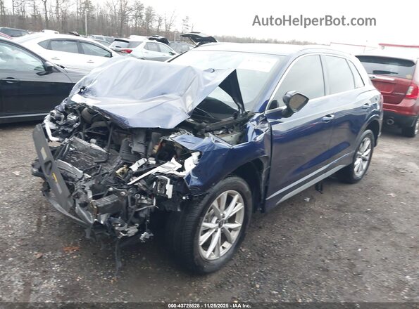 WA1EECF3XM1090794 2021 AUDI Q3 Blue Vista tres cuartos delantera izquierda