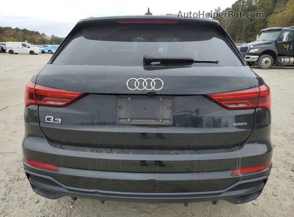 WA1EECF3XN1077285 2022 AUDI Q3 Black Вид ззаду