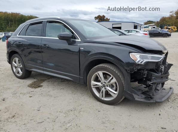 WA1EECF3XN1077285 2022 AUDI Q3 Black Передня права чверть