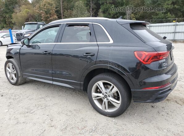 WA1EECF3XN1077285 2022 AUDI Q3 Black Задня ліва чверть