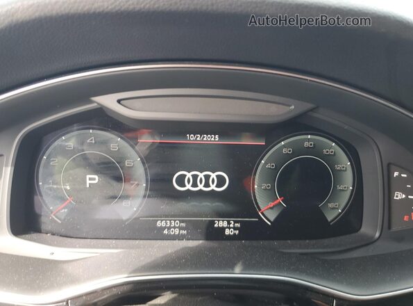 WA1EVAF10MD035966 2021 AUDI Q8 Синий Вид щитка приборов