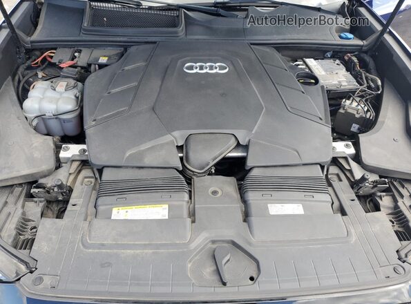 WA1EVAF13KD012663 2019 AUDI Q8 Blue Engine compartment view