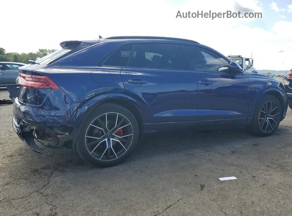 WA1EVAF13KD012663 2019 AUDI Q8 Blue Rear right