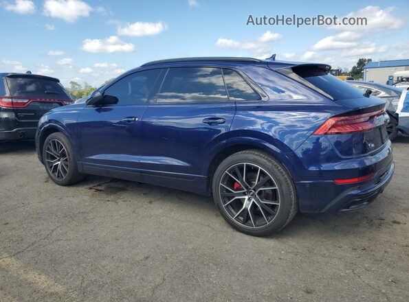 WA1EVAF13KD012663 2019 AUDI Q8 Blue Rear left