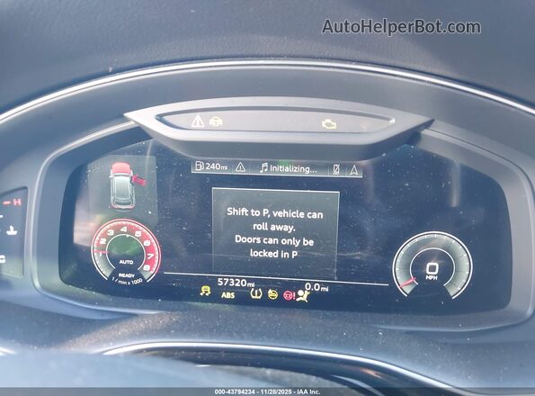 WA1EVAF13MD027425 2021 AUDI Q8 Blue უკანა სავარძლების ხედი