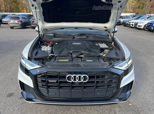 WA1EVAF17LD026020 2020 AUDI Q8 White Dashboard view