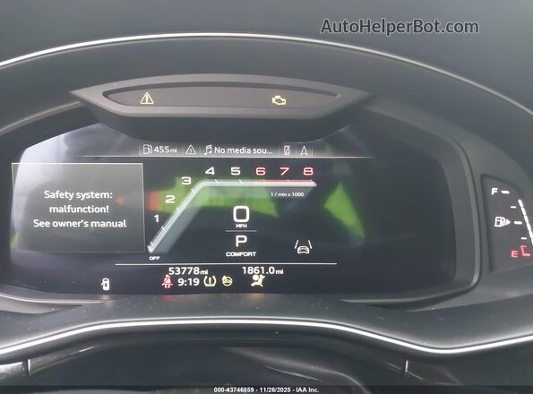 WA1EVBF12PD000825 2023 AUDI Q8 White უკანა სავარძლების ხედი