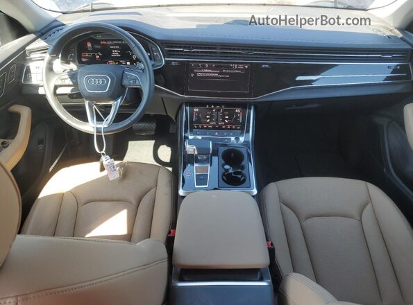 WA1EVBF16SD014722 2025 AUDI Q8 Blue Առջևի վահանակի տեսք