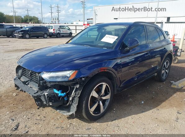 WA1FAAFY2N2014109 2022 AUDI Q5 Синий Передняя левая четверть