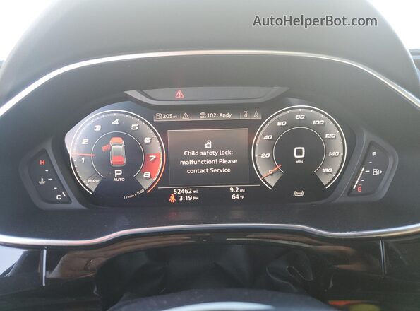 WA1FECF3XK1074564 2019 AUDI Q3 White Սարքավորումների վահանակի տեսք