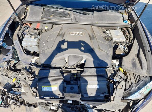 WA1FVAF10LD002307 2020 AUDI Q8 Blue Engine compartment view