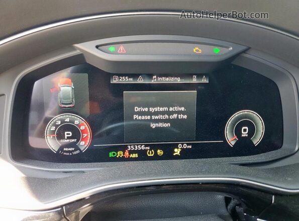 WA1FVAF11MD024737 2021 AUDI Q8 White Widok zestawu wskaźników