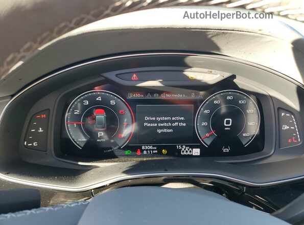 WA1FVBF16RD013309 2024 AUDI Q8 Black Widok zestawu wskaźników
