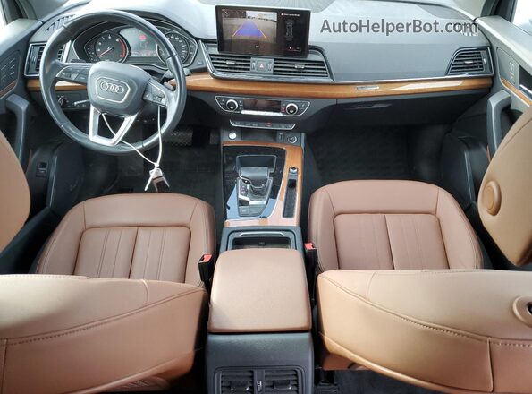 WA1GAAFY7N2017074 2022 AUDI Q5 Blue Vista del salpicadero