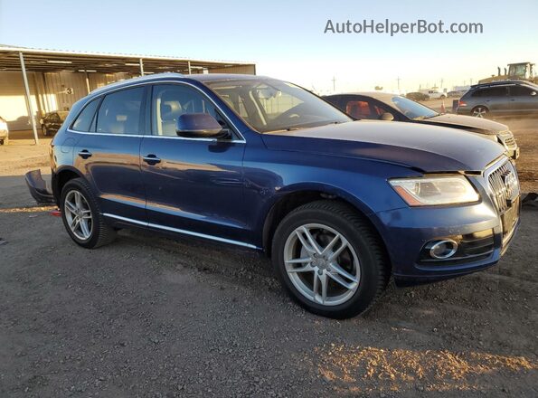 WA1L2AFP7HA003379 2017 AUDI Q5 Синий Передняя правая четверть