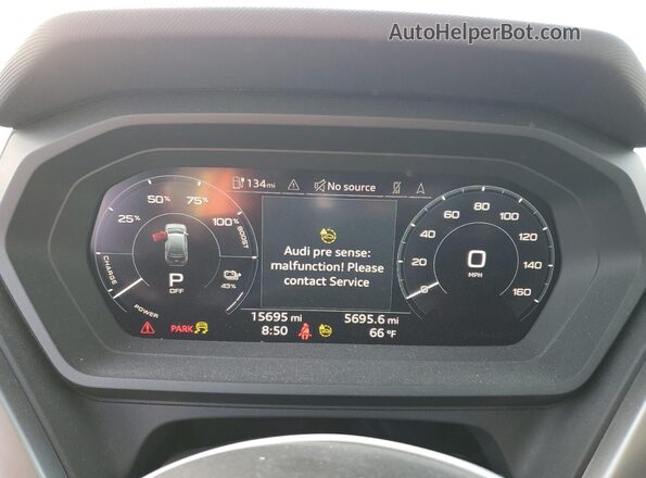 WA1L2BFZ5PP051191 2023 AUDI Q4 Black Widok zestawu wskaźników