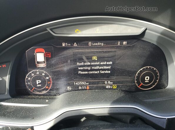 WA1LAAF76HD055944 2017 AUDI Q7 White Սարքավորումների վահանակի տեսք