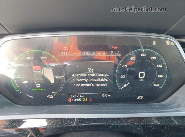 WA1LAAGE7KB021446 2019 AUDI E-TRON Черный Вид щитка приборов